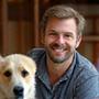 Photo of David L. with his spunky Terrier mix, Luna