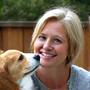 Photo of Jessica B. with her rescued Beagle, Cooper