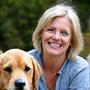 Photo of Sarah M. with her Golden Retriever, Buddy